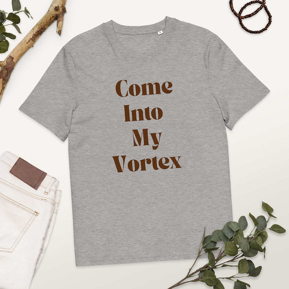 Thumbnail: Come Into My Vortex Unisex organic cotton t-shirt