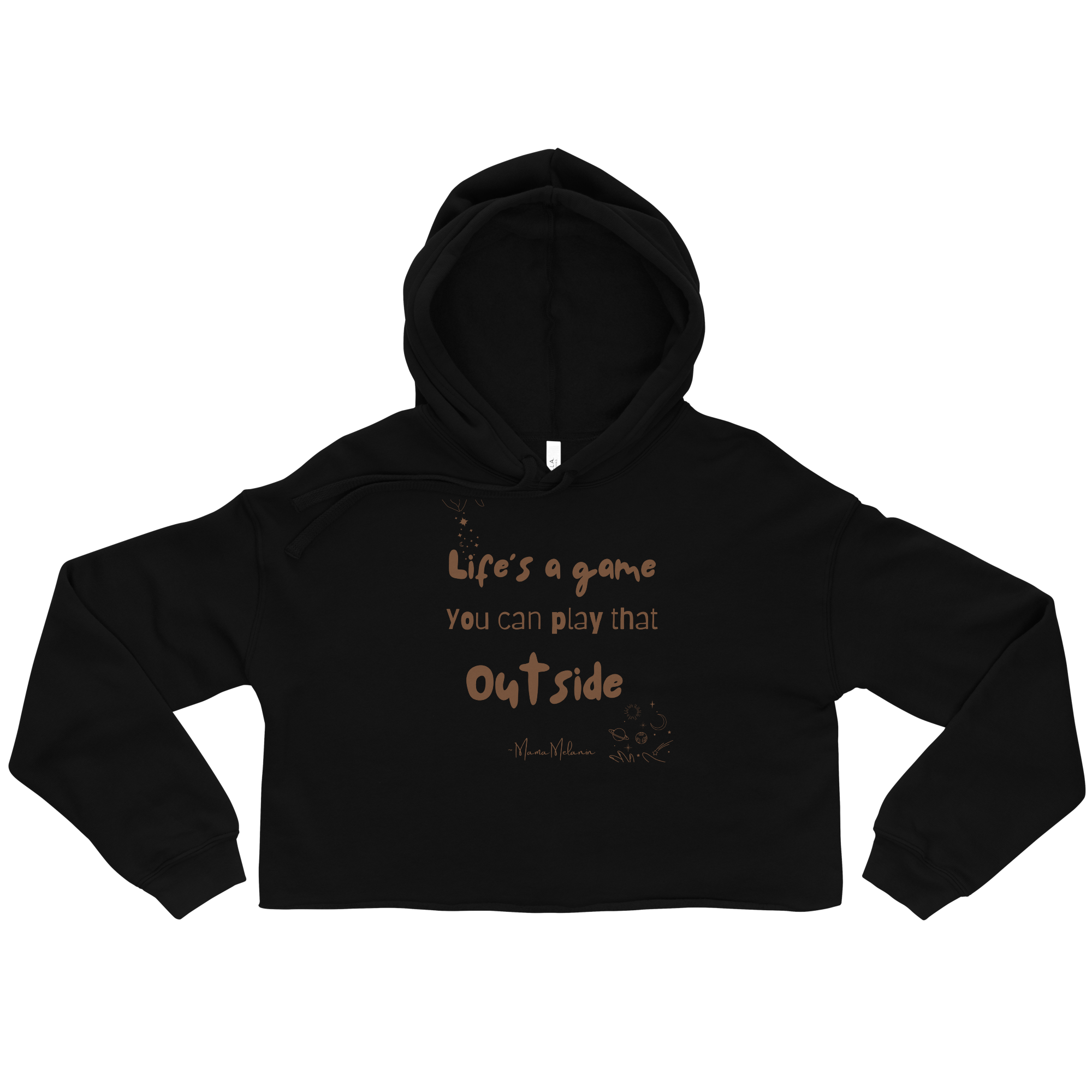 Life's a game Crop Hoodie