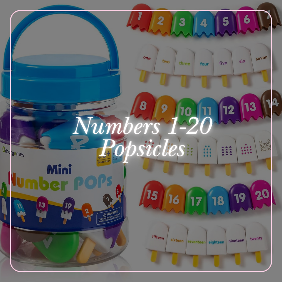 Numbers Popsicles