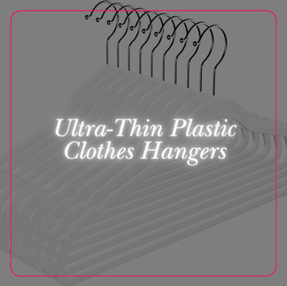 Ultra Thin Plastic Clothes Hanger