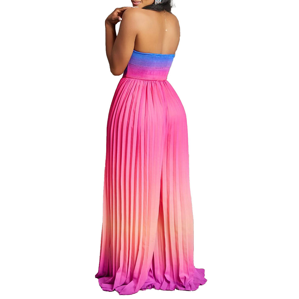 Miniature : =Jumpsuits For Summer Sleeveless Bandage Loose 