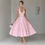 Thumbnail:  Sexy Bow Halter Long Dress Elegant Jacquard Lace Up Backless Birthday Robe