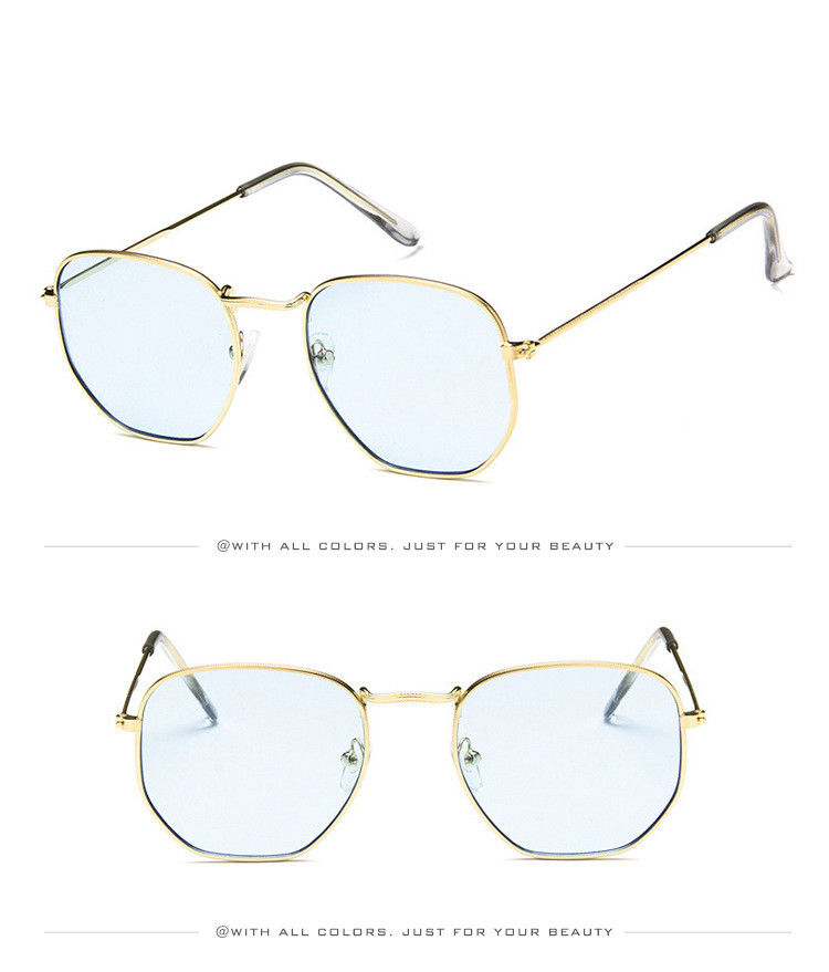Miniatura: Vintage Metal Men Sunglasses Brand Designer Sun Glasses Women Female Classic Dri