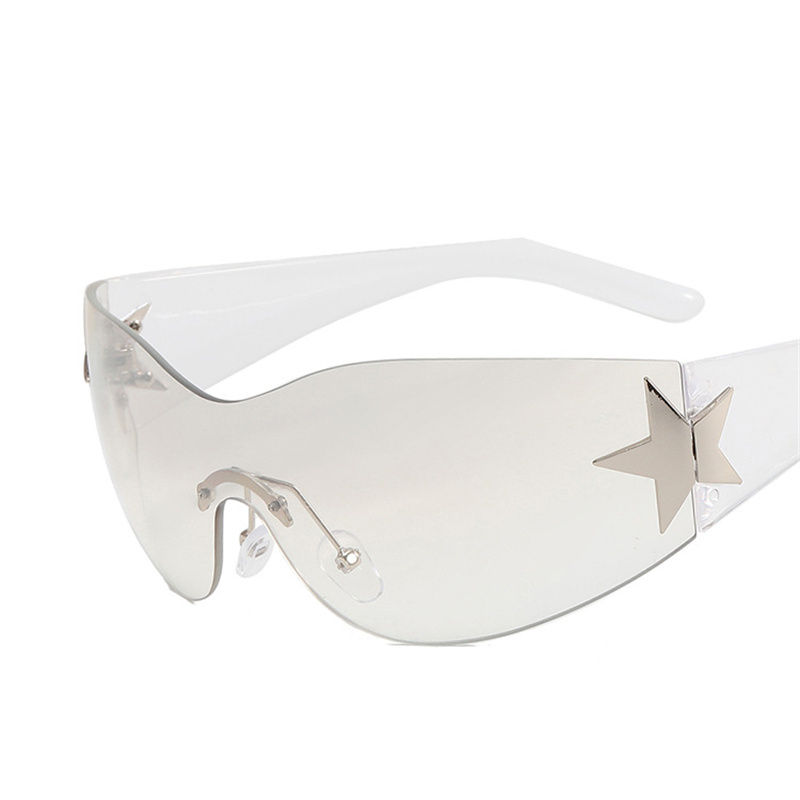 Miniaturbild: Sports Punk Sunglasses Goggle Y2k Luxury Brand Designer Sun Glasses Shades One P
