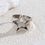 Thumbnail: Vintage Punk Irregular Hollow Star Metal Open Rings for Women Fashion Statement 