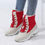 Thumbnail: Snow Boots for Women Platform Shoes Boots Plush Keep Warm Women's Thigh High Boo