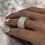Thumbnail: New Bling  Wedding Bands Women's Rings Full with Sparkling CZ Engagement Party L