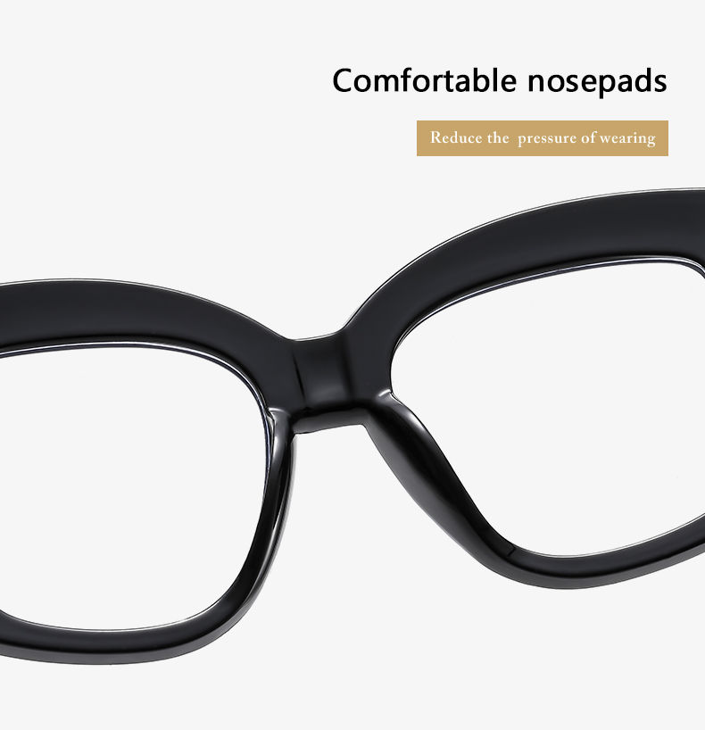 Miniatura: 2024 Fashion New Versatile Concave Style Trendy Women's Flat Mirror Square Wide 