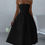 Thumbnail:  Sexy Bow Halter Long Dress Elegant Jacquard Lace Up Backless Birthday Robe