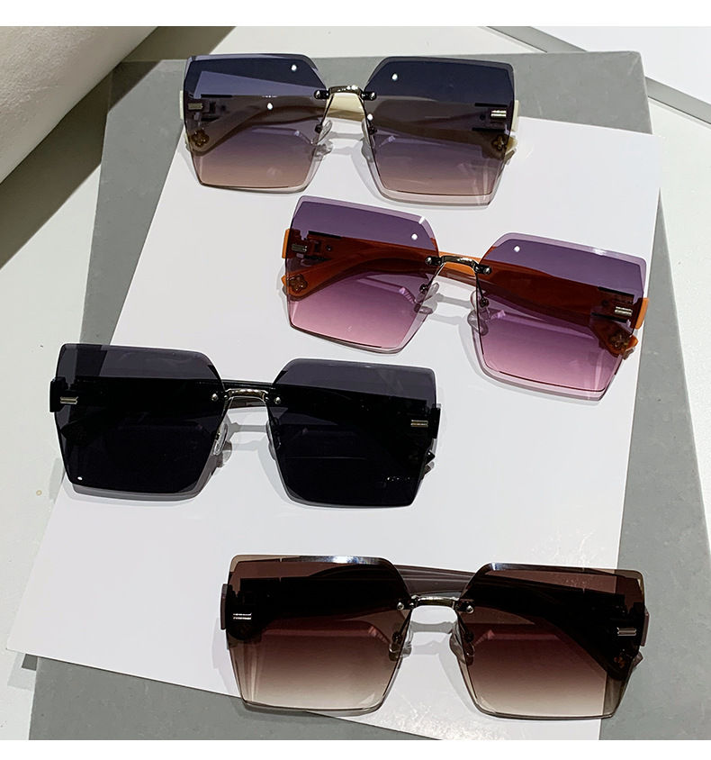 Miniaturbild: New Frameless Square Sunglasses Summer Women Leisure Street Shooting Sun Glasses