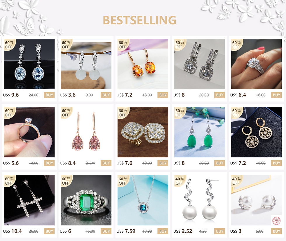 Miniatura: Sterling Silver 925 Genuine Natural Blue Light Women Pendant Love Crystal Fashio