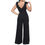 Thumbnail: Jumpsuits & Rompers for Women 2024 New V Neck Sleeveless Belt Wasited Floor Leng