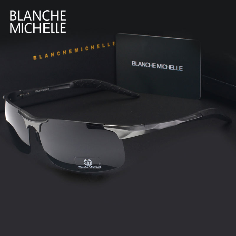 Miniatura: High Quality Ultra-Light Aluminum Magnesium Sport Sunglasses Polarized Men UV400