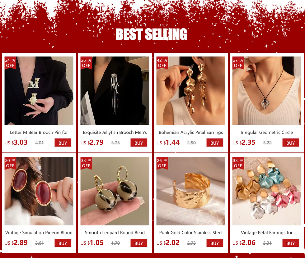 Miniatura: Retro Wooden Irregular Oval Drop Earrings for Women Water Droplet Shaped Earring