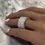 Thumbnail: New Bling  Wedding Bands Women's Rings Full with Sparkling CZ Engagement Party L