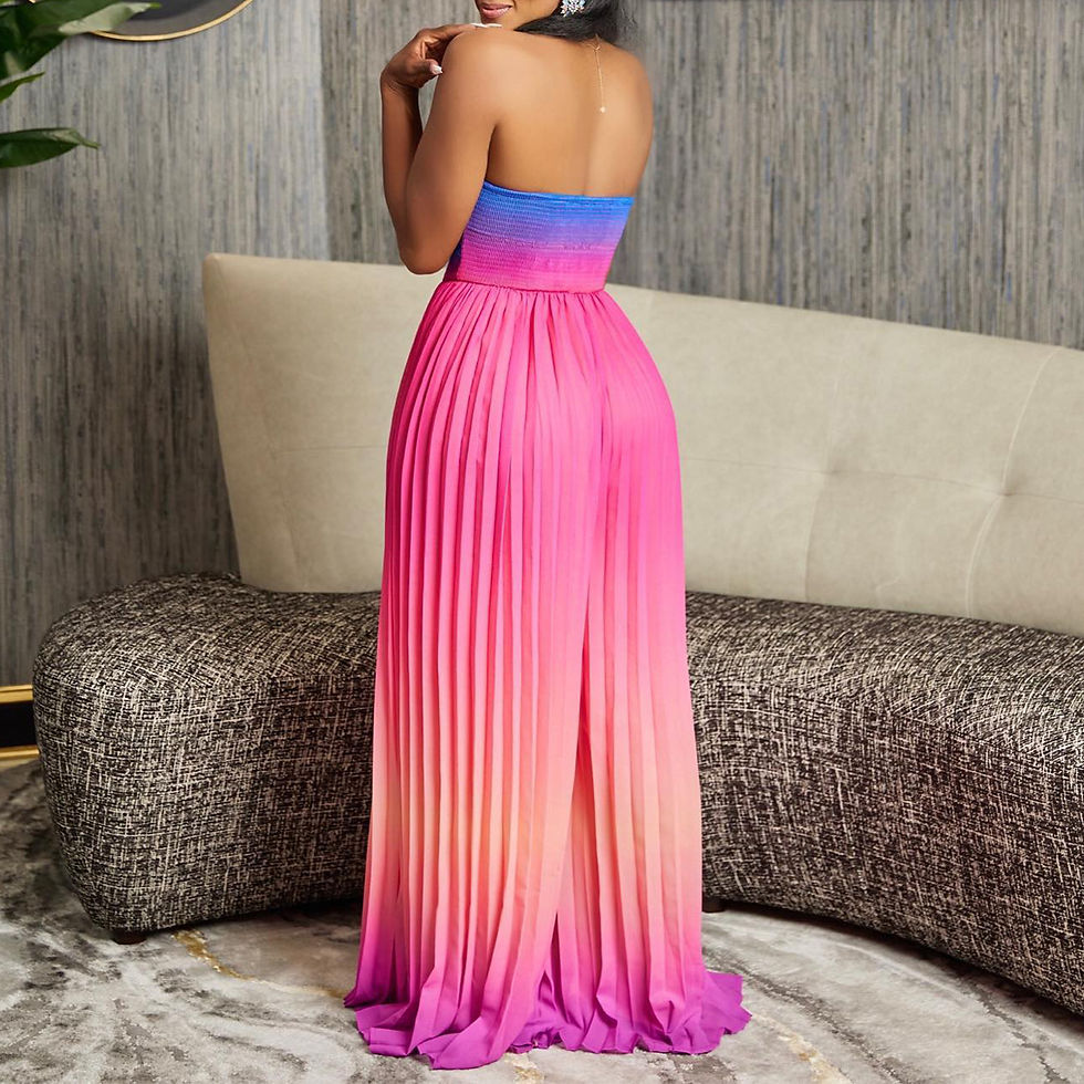 Miniature : =Jumpsuits For Summer Sleeveless Bandage Loose 