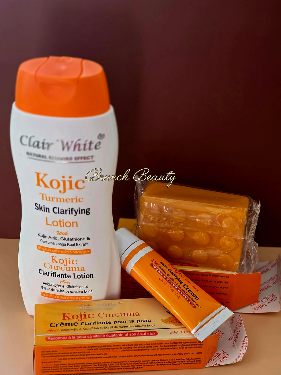 Miniature : Clair white kojic turmeric/curcuma set2