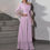 Thumbnail: Fashion Slash Collar Patchwork Feather Romper Elegant High Waisted Wide Leg Jump
