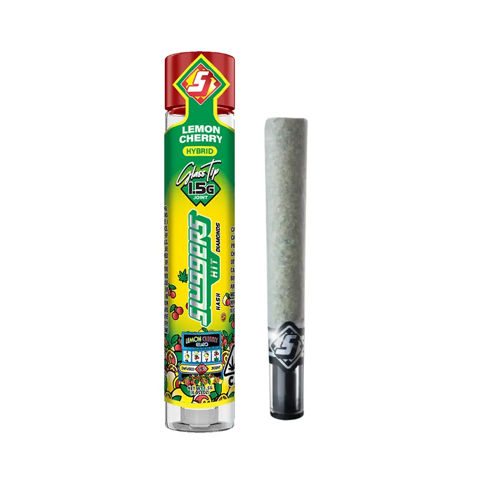 SLUGGERS HIT - 1.5G INFUSED PREROLL - LEMON CHERRY GELATO (H)