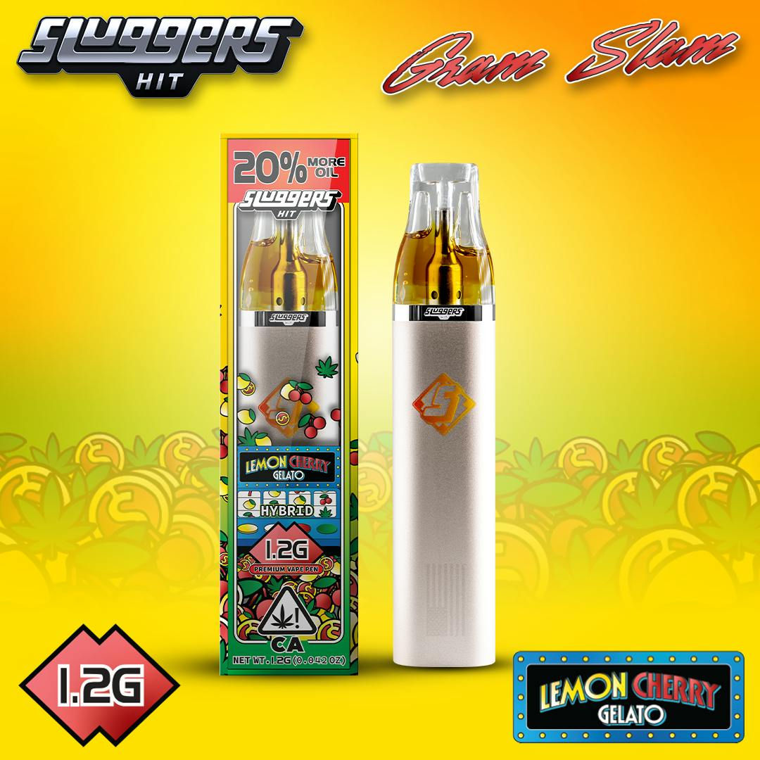 SLUGGERS HIT - 1.2G AIO - LEMON CHERRY GELATO (H)
