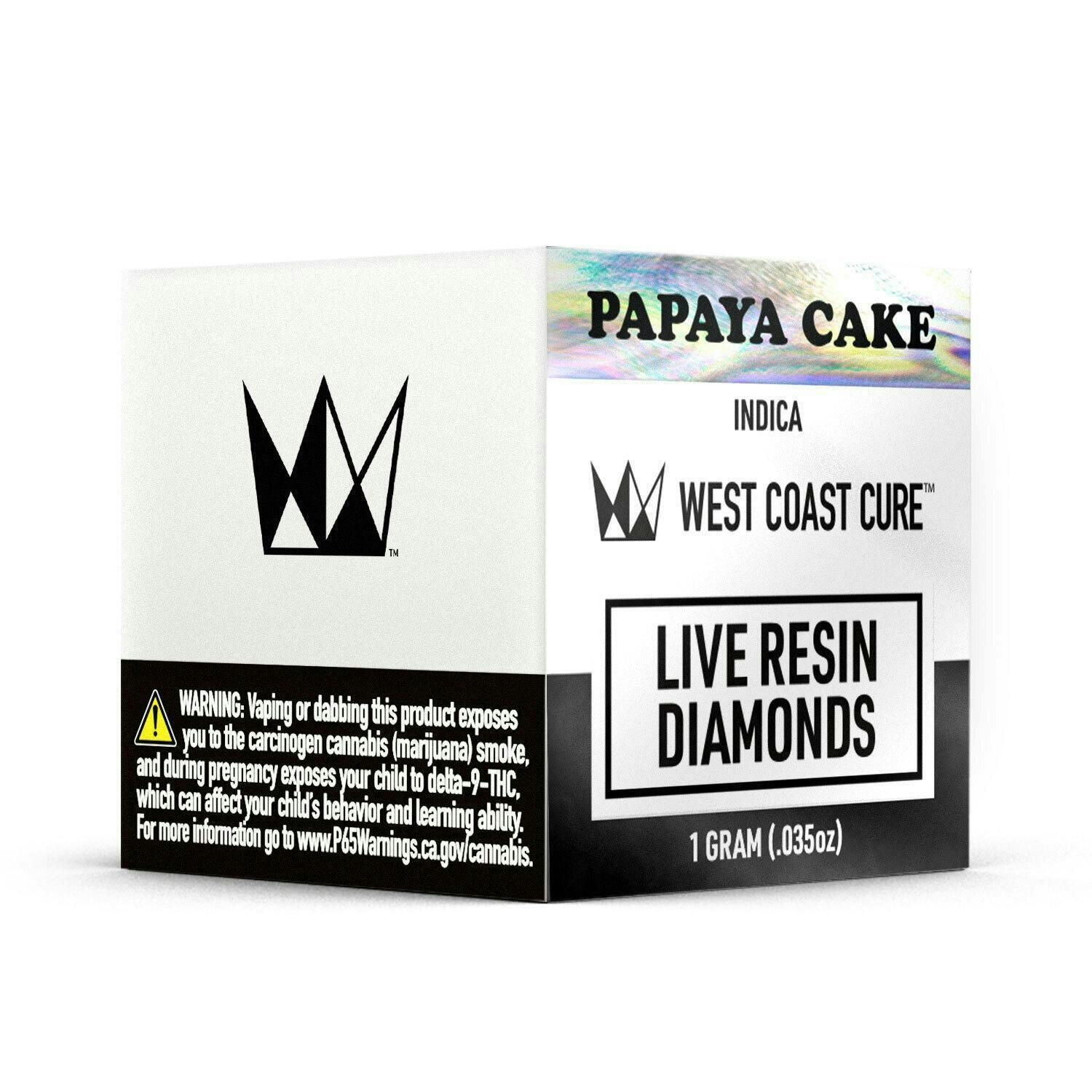 WCC - LIVE RESIN DIAMONDS - PAPAYA CAKE (I)