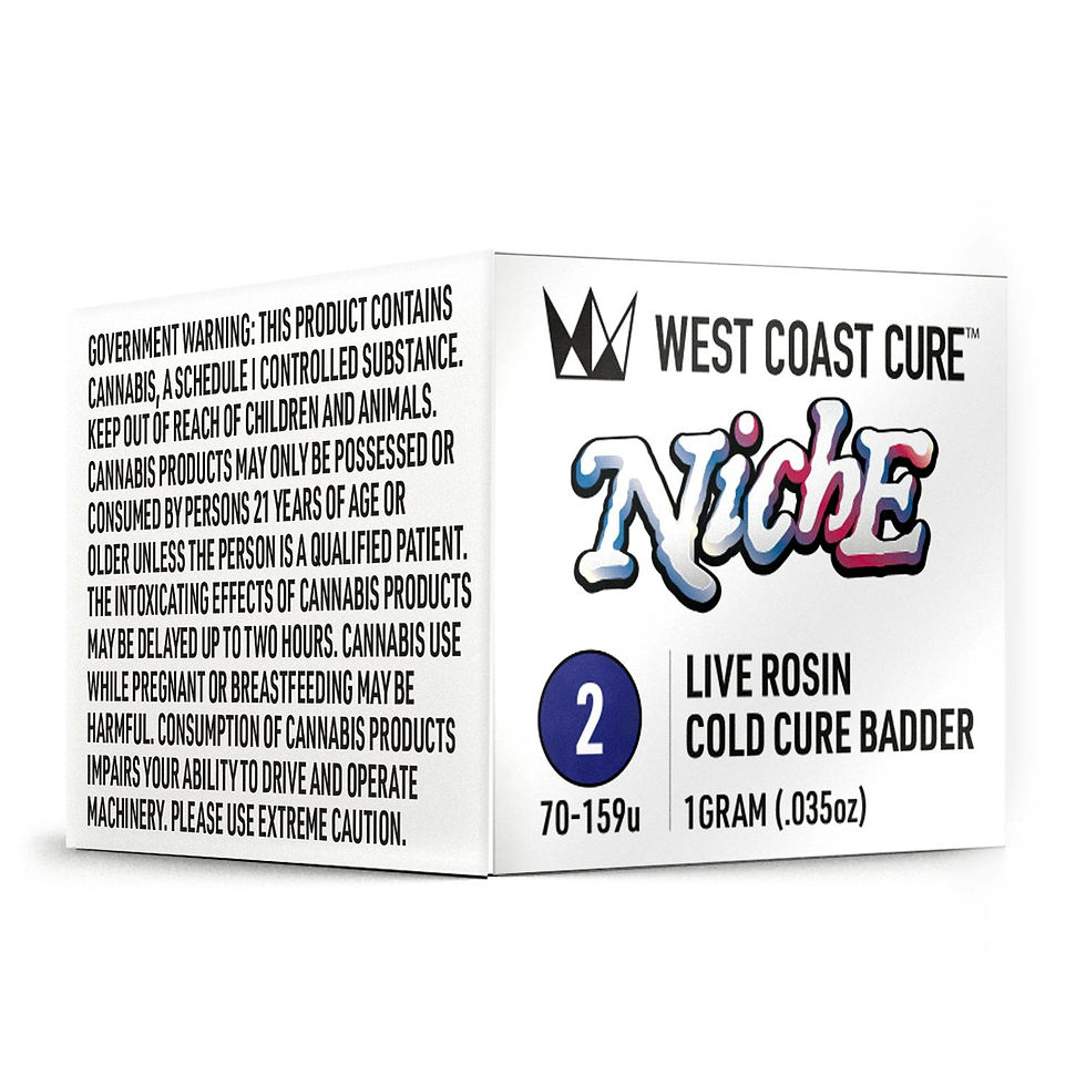 WCC - ROSIN COLD CURE BADDER  - NICHE (T2)