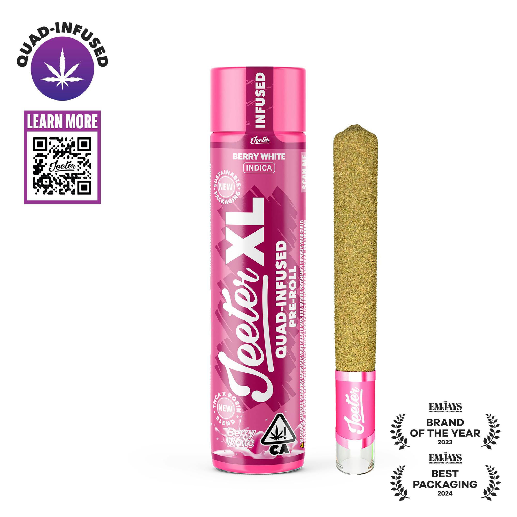 JEETER XL - QUAD INFUSED JOINT - BERRY WHITE (I)