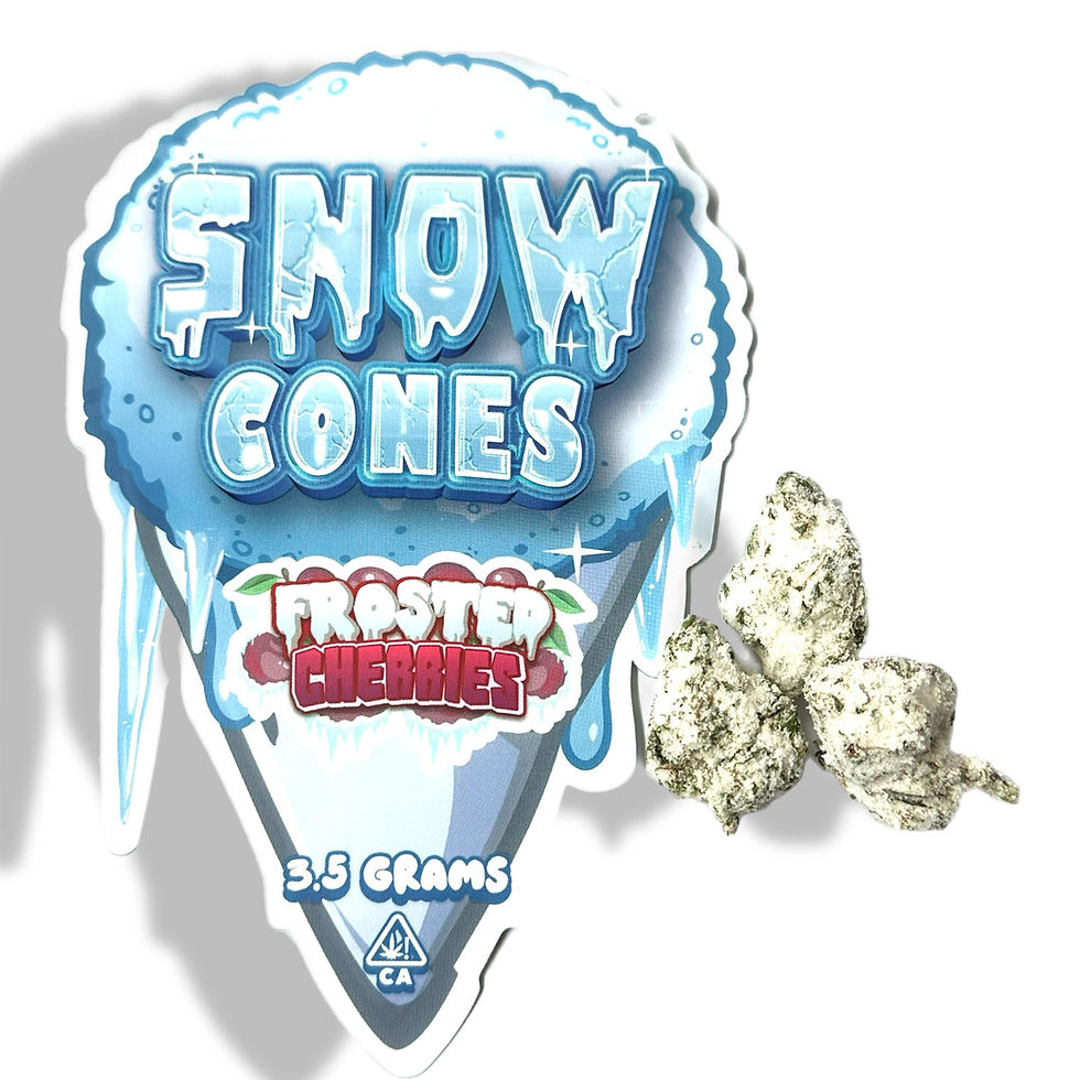SNOW CONES - DIAMOND INFUSED 3.5G -  FROSTED CHERRIES (40.98%)(H)