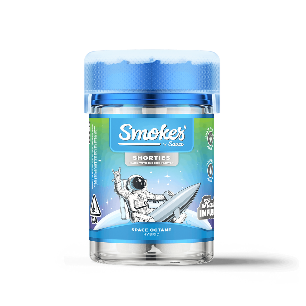 SAUCE SMOKE'S - 3G (5PK) SHORTIES - SPACE OCTANE (H)