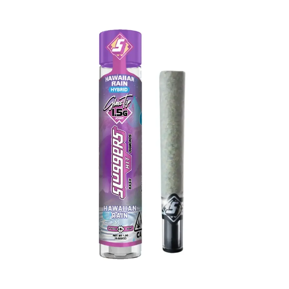 SLUGGERS HIT - 1.5G INFUSED PREROLL - HAWAIIAN RAIN X COOKIES (H)