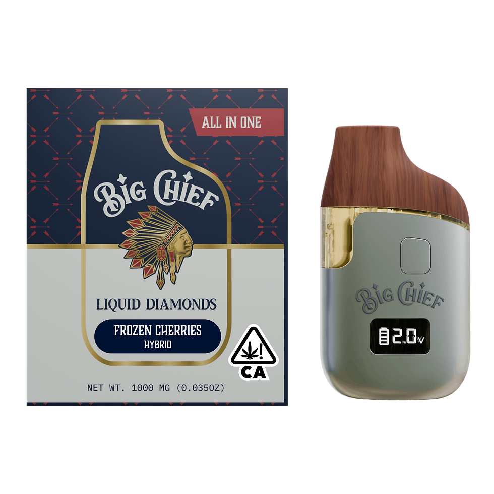 BIG CHIEF - 1G LIQUID DIAMOND AIO - FROZEN CHERRIES (H)