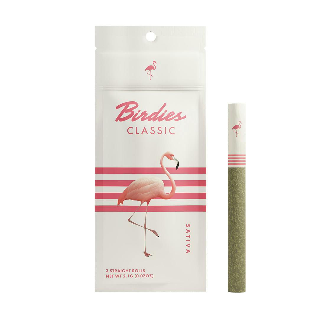 BIRDIES - 3PK (2.1G) PREROLLS - SATIVA