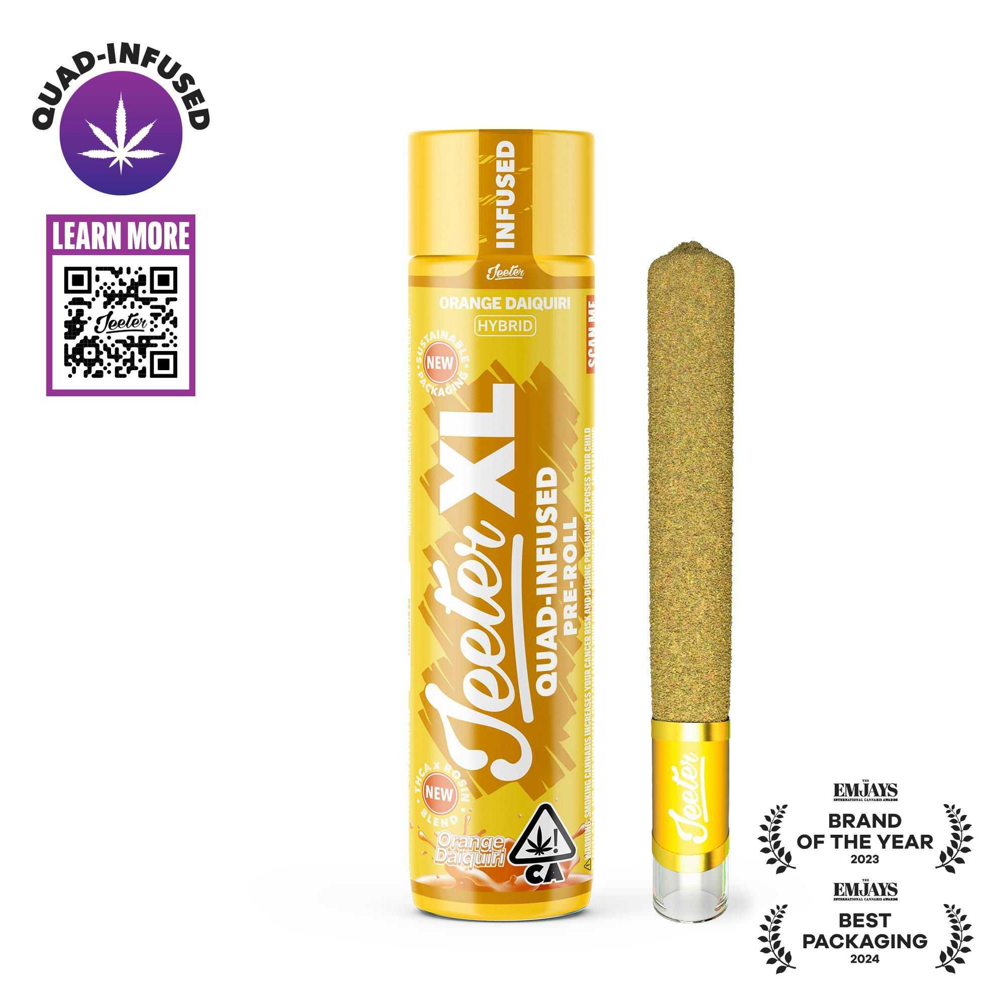 JEETER XL - QUAD INFUSED JOINT - ORANGE DAIQUIRI (H)