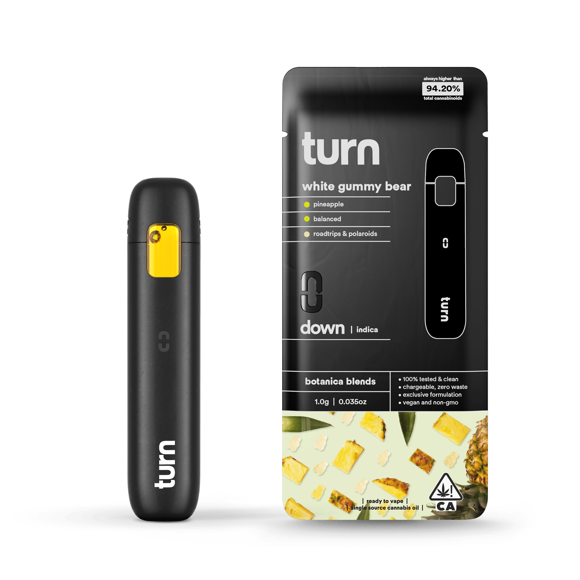 TURN - 1G DISPOSABLE - WHITE GUMMY BEAR (I)