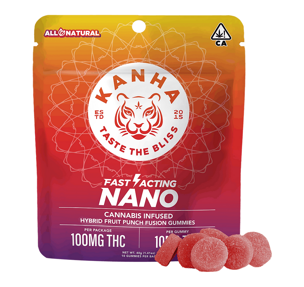 KANHA - 100MG NANO GUMMIES - FRUIT PUNCH FUSION (H)