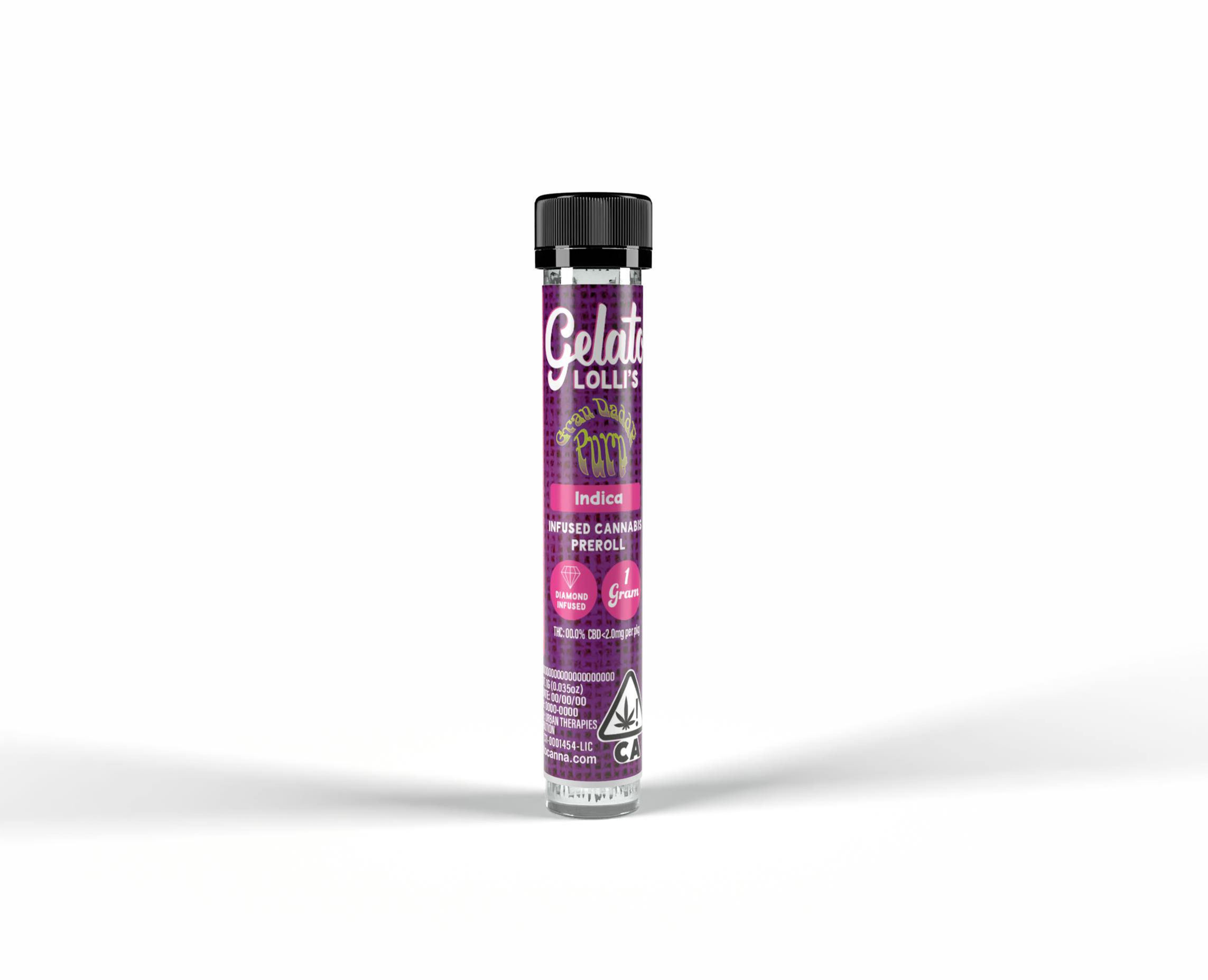 GELATO - 1.2G INFUSED PREROLL - GRAND DADDY PURPLE (I)