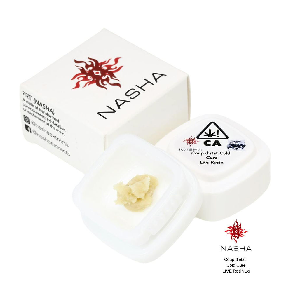 NASHA - COLD CURE LIVE ROSIN - COUP D'ETAT (S)