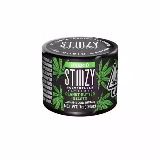 STIIIZY - LIVE ROSIN BADDER - PEANUT BUTTER GELATO (H)