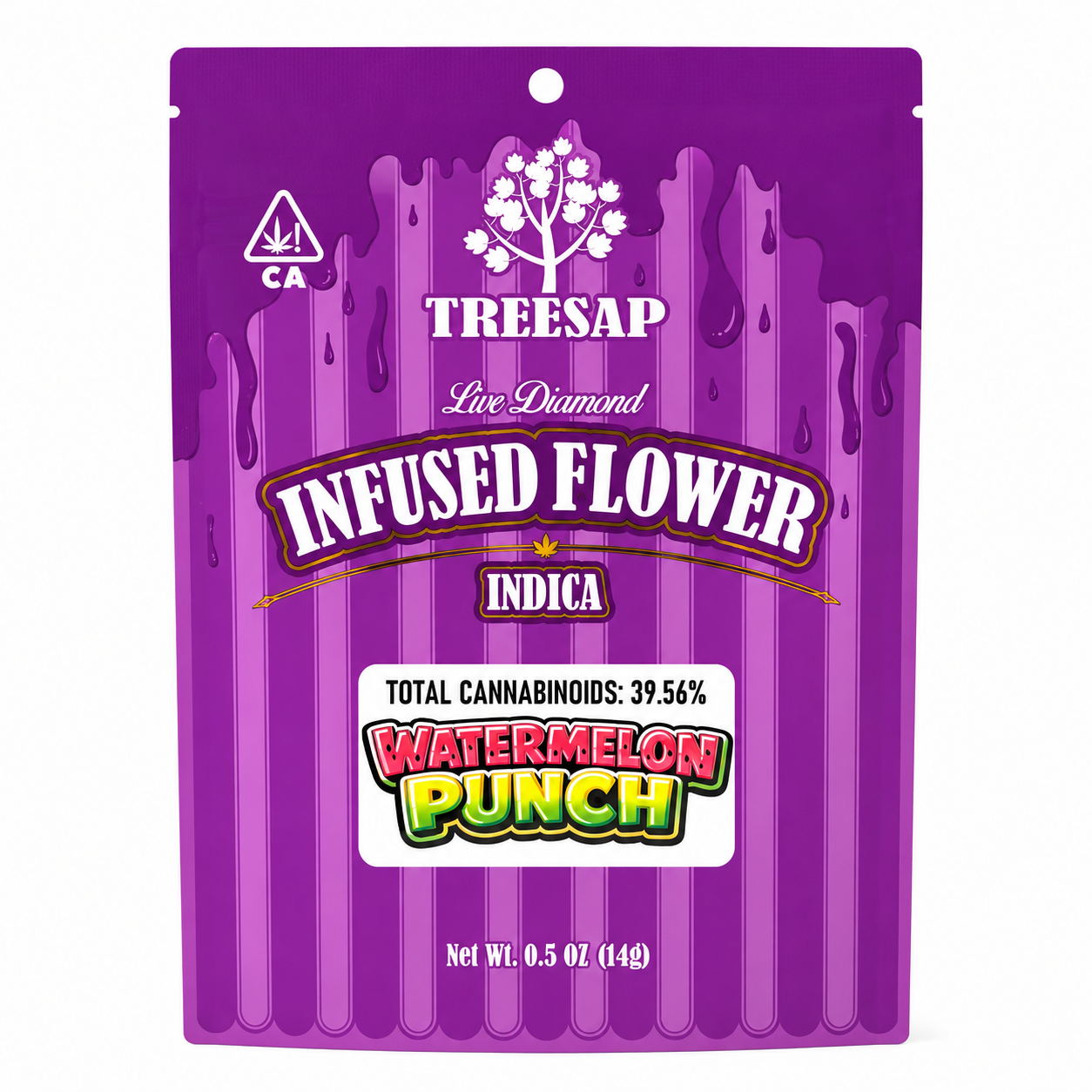 TREESAP - 14G DIAMOND INFUSED SHAKE - WATERMELON PUNCH (I)