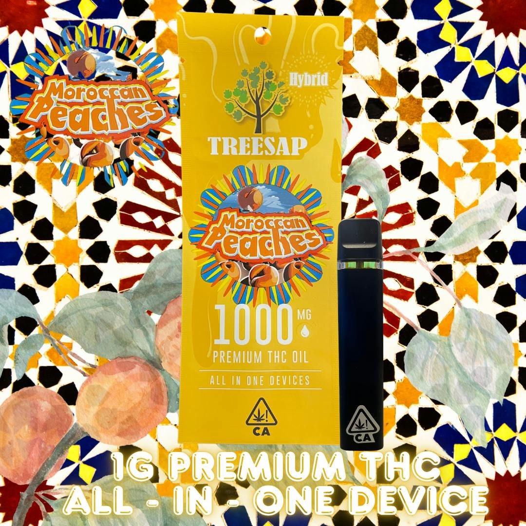TREESAP - 1G DISPOSABLE - MORROCAN PEACHES (H)