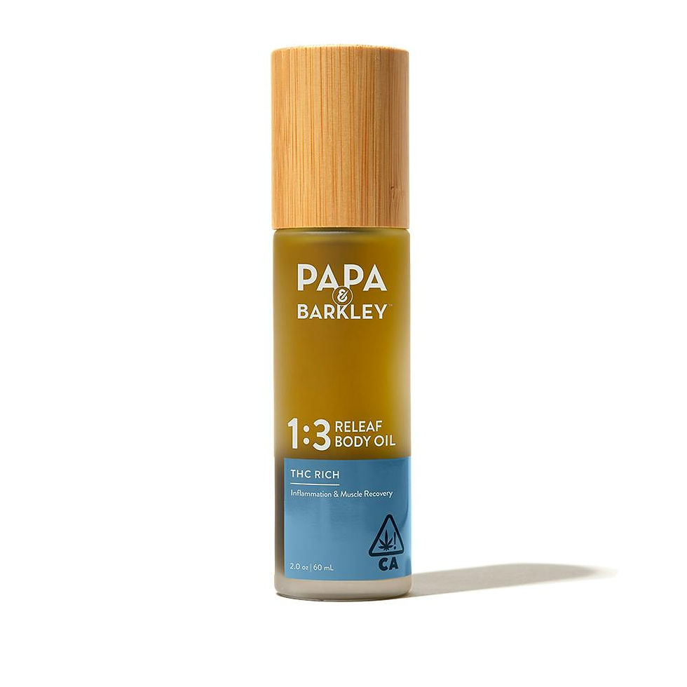 PAPA & BARKLEY - BODY OIL - 1:3 CBD/THC (60ML)