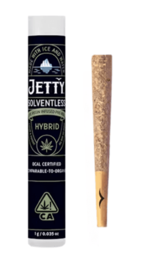 JETTY - LIVE ROSIN 1G PREROLL - MOONBOW x GELATO (H)