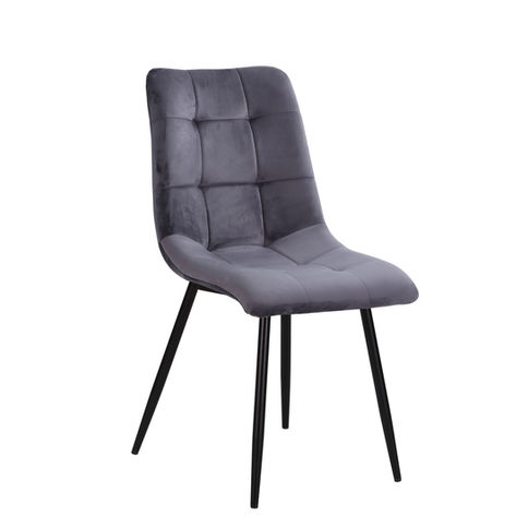 Silla Monaco Chenille Gris Oscuro NVK-1939