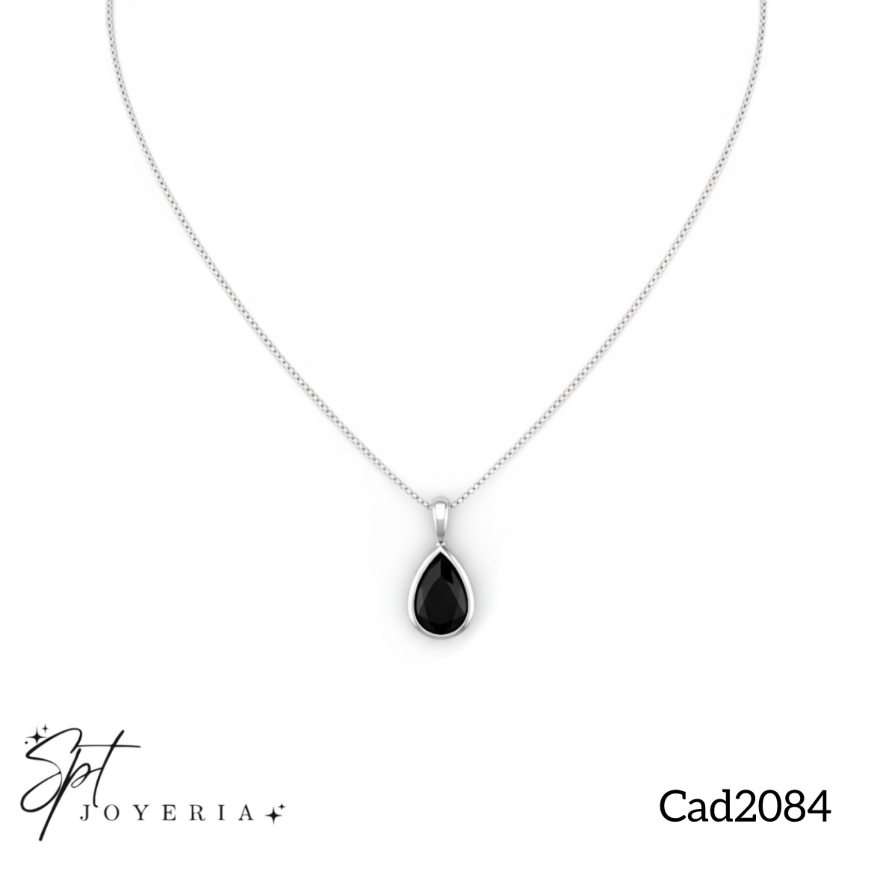 Cad2084 - cadena punto de luz gotita 