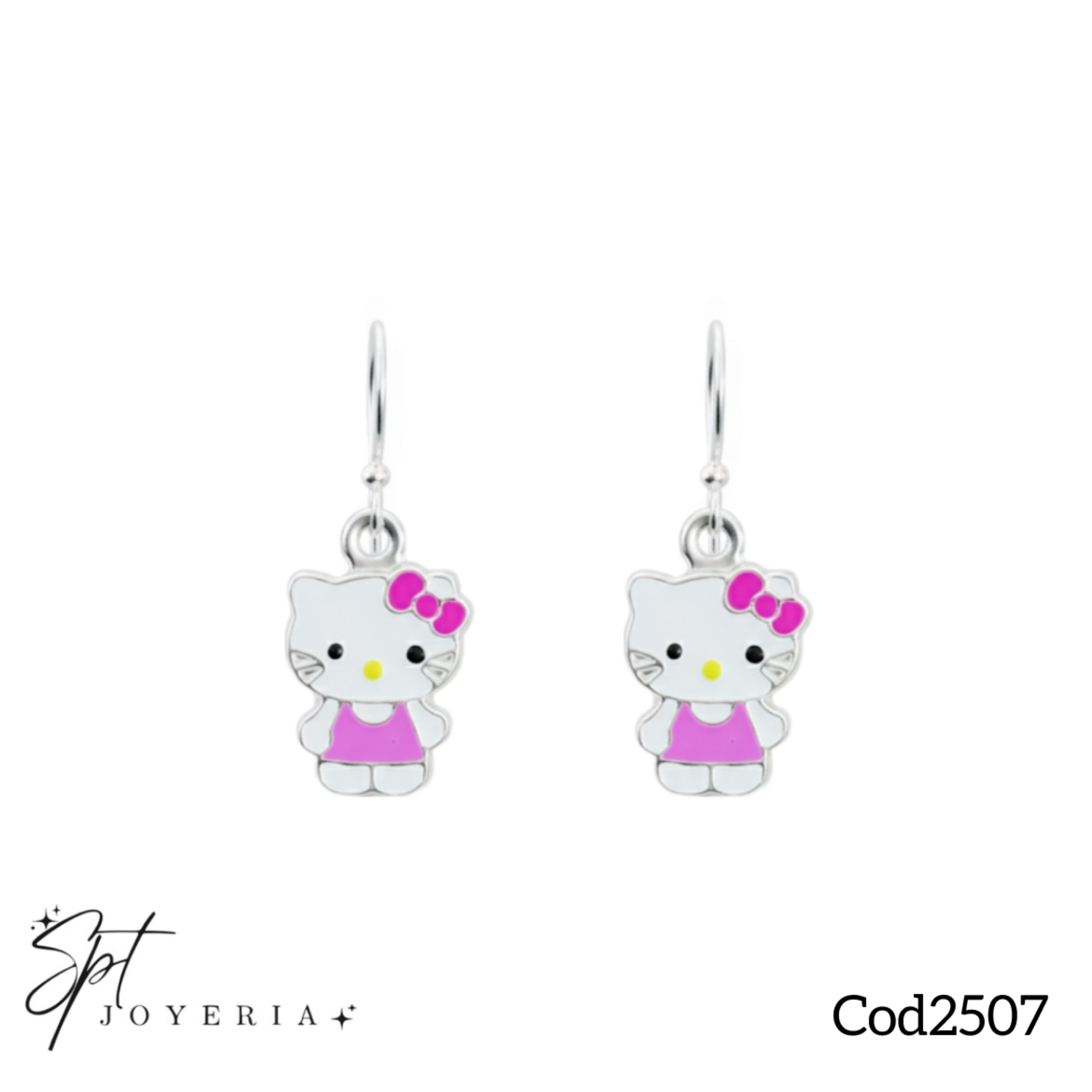 Cod2507 - Aros de hello kitty 
