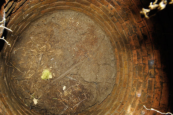 A brick lined shaft