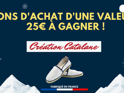4 bons d'achat de 25€ à gagner chez Création Catalane !