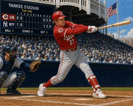 Stewart’s Big Day Leads Reds to Lopsided Win