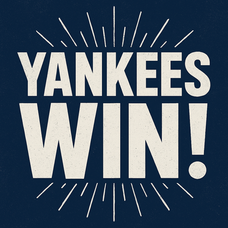 All is Right With The World. Yankees 7, Royals 0
