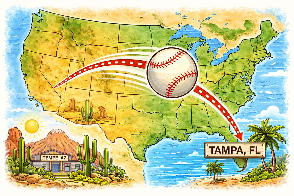From Tempe to Tampa: The Split Personality of Spring Training